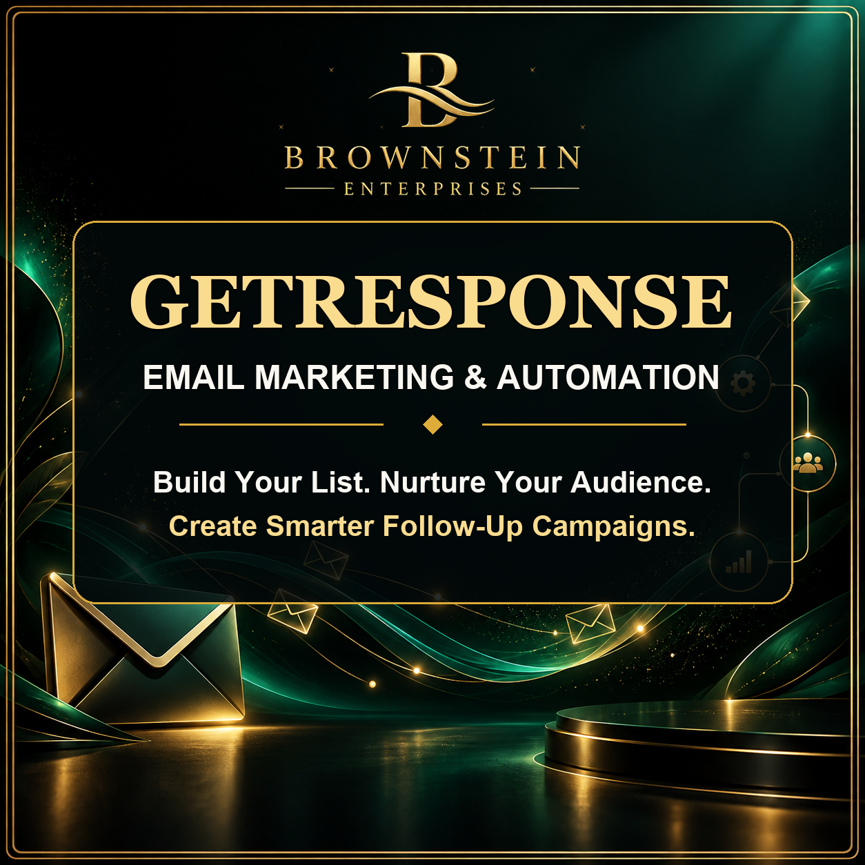 GetResponse Email Marketing reviewed by Brownstein Enterprises