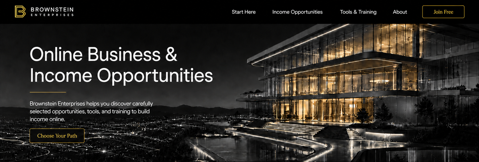 Brownstein Enterprises — Online Business & Income Opportunities.